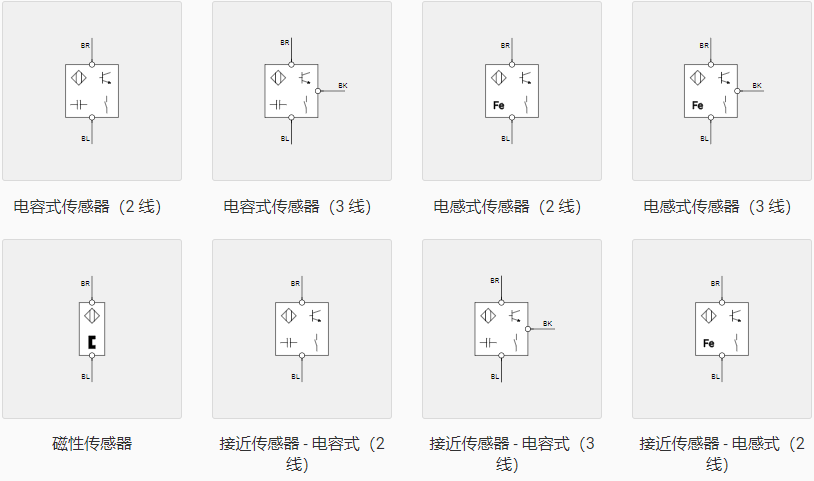 電感式接近開關(guān)的電氣符號(hào)表示圖