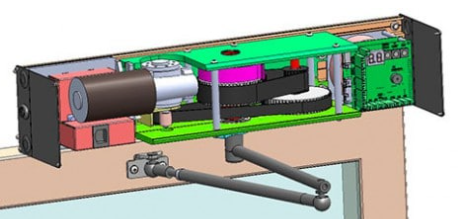 完美的自動(dòng)門(mén)電機(jī)減速機(jī)，用于運(yùn)動(dòng)控制和精度的減速器(圖1)