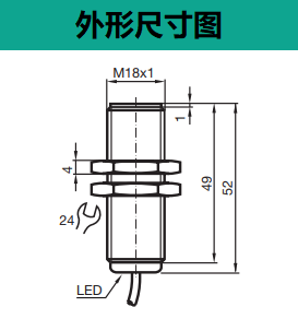 電感式傳感器 NBB5-18GK50-E0(圖2)