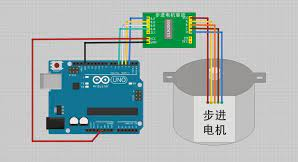 單片機(jī)控制步進(jìn)電機(jī)的驅(qū)動(dòng)電路，精確地控制轉(zhuǎn)動(dòng)角度和速度